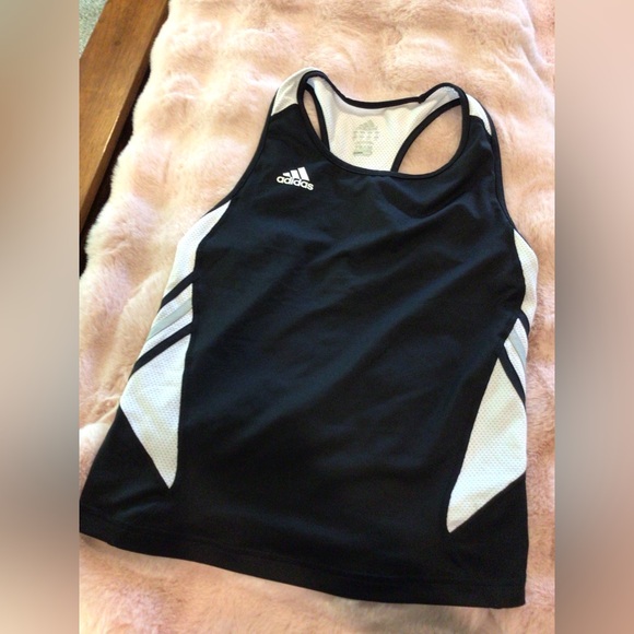 Adidas ClimaCool White and Black Tank - Picture 1 of 2